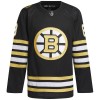 Män Ishockey Boston Bruins tröja 100th Anniversary David Pastrnak Adidas 2023-24 Svart Authentic